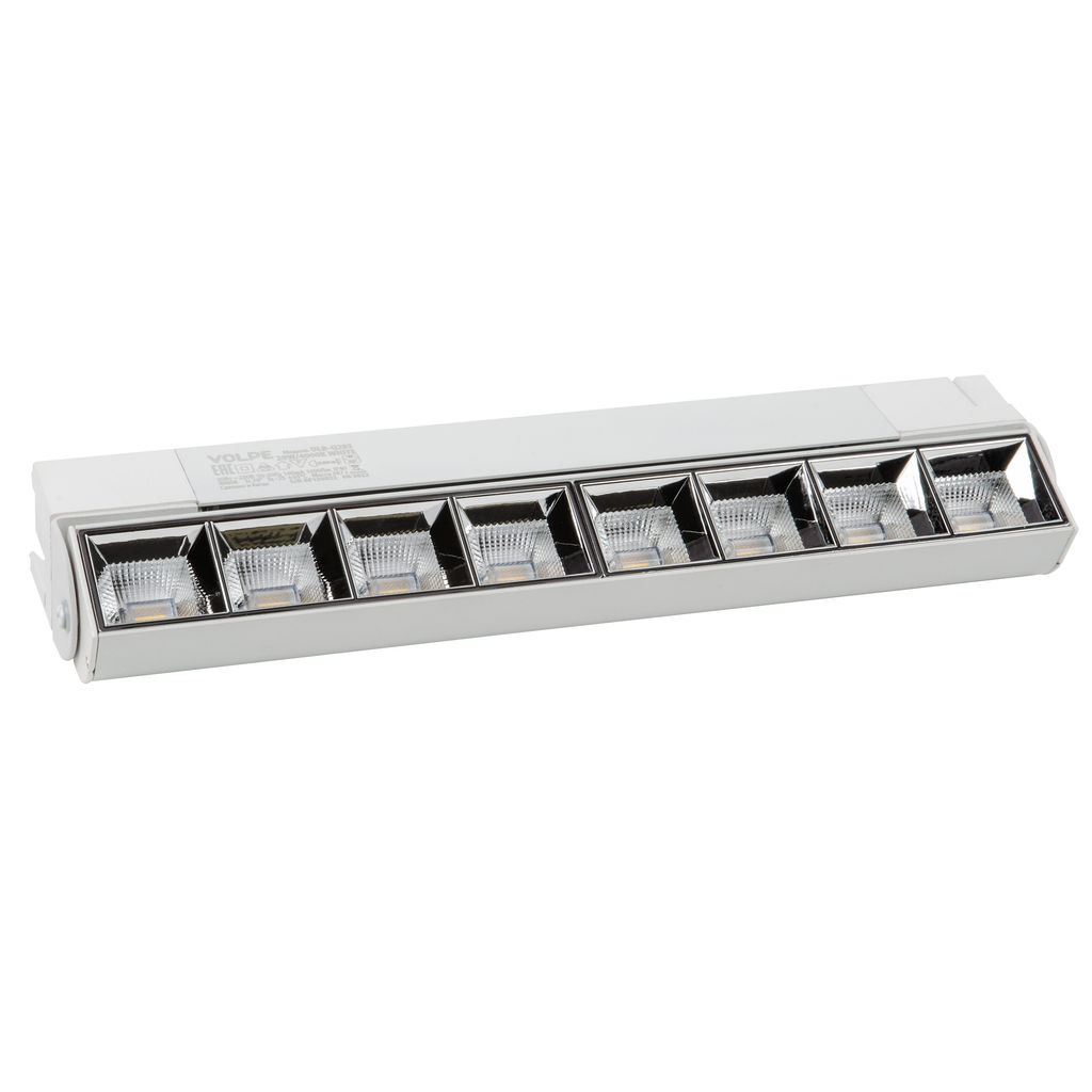 ULB-Q283 20W/4000K WHITE Светильник-прожектор светодиодный трековый. Линейный. 1600 Лм. Белый свет (4000К). Корпус белый. ТМ Volpe