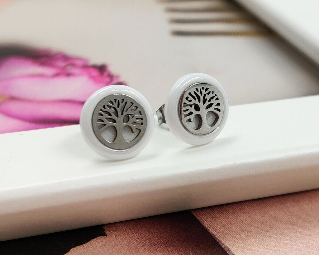 Серьги с керамикой