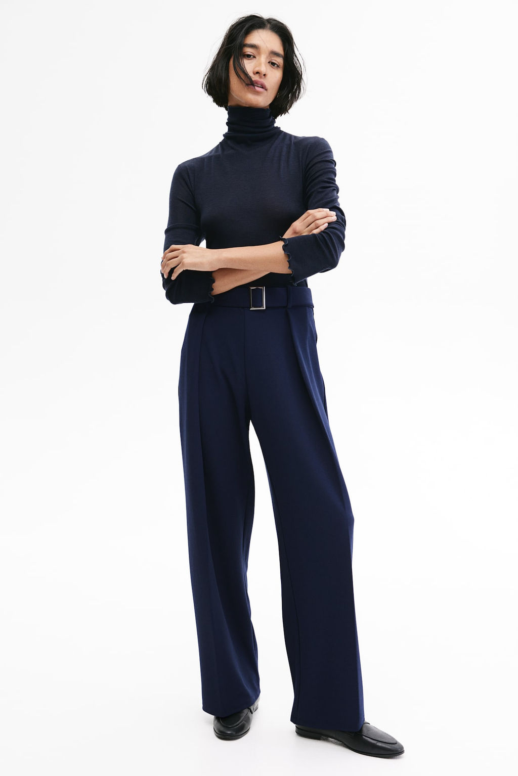 Pantalon amplio con cinturon - H&m фото 2