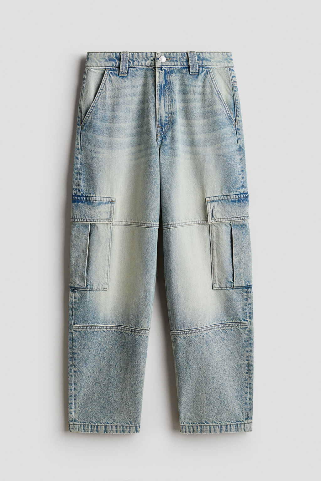 Baggy Fit Cargo Jeans - H&m фото 2