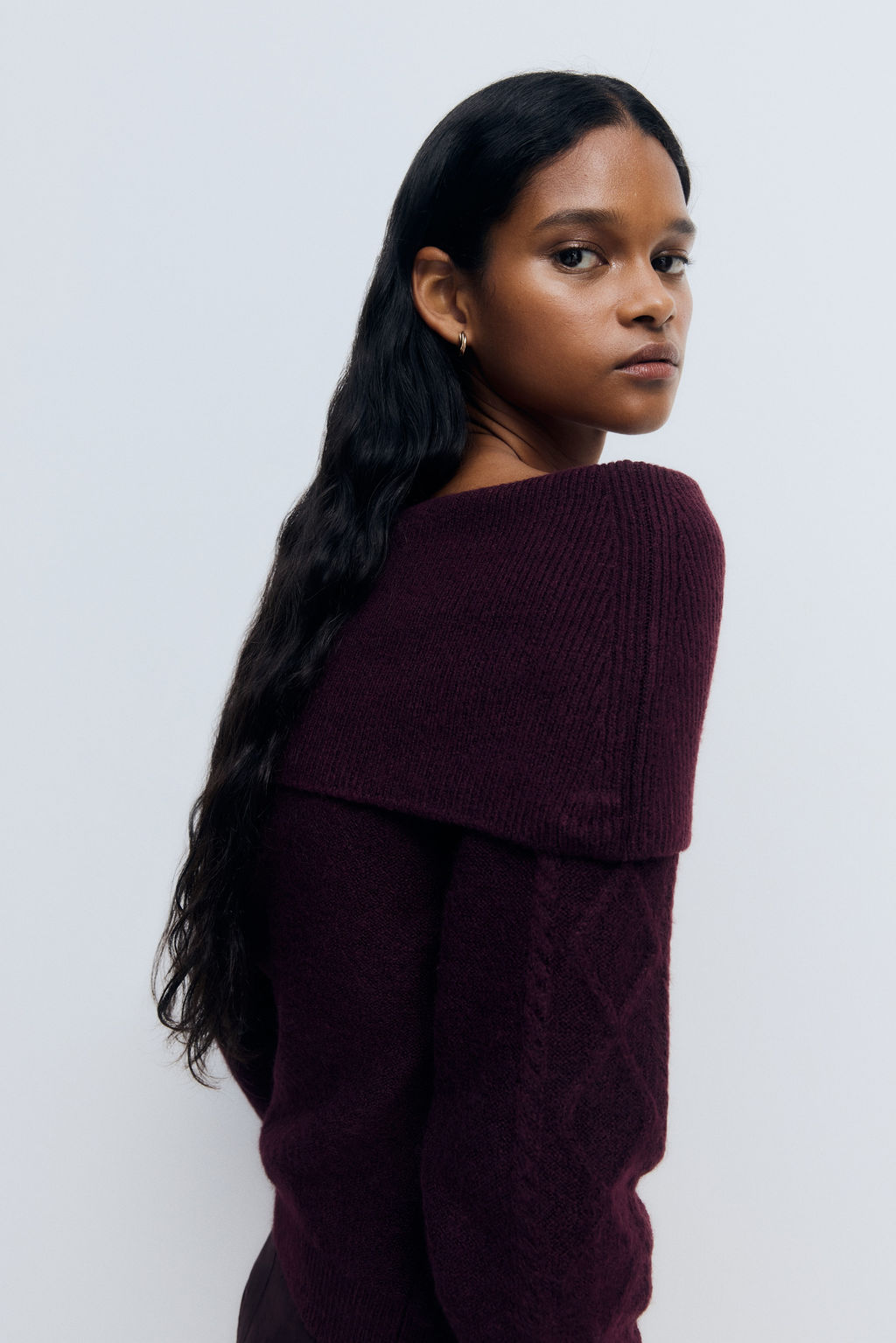Jersey off-the-shoulder - H&m фото 8