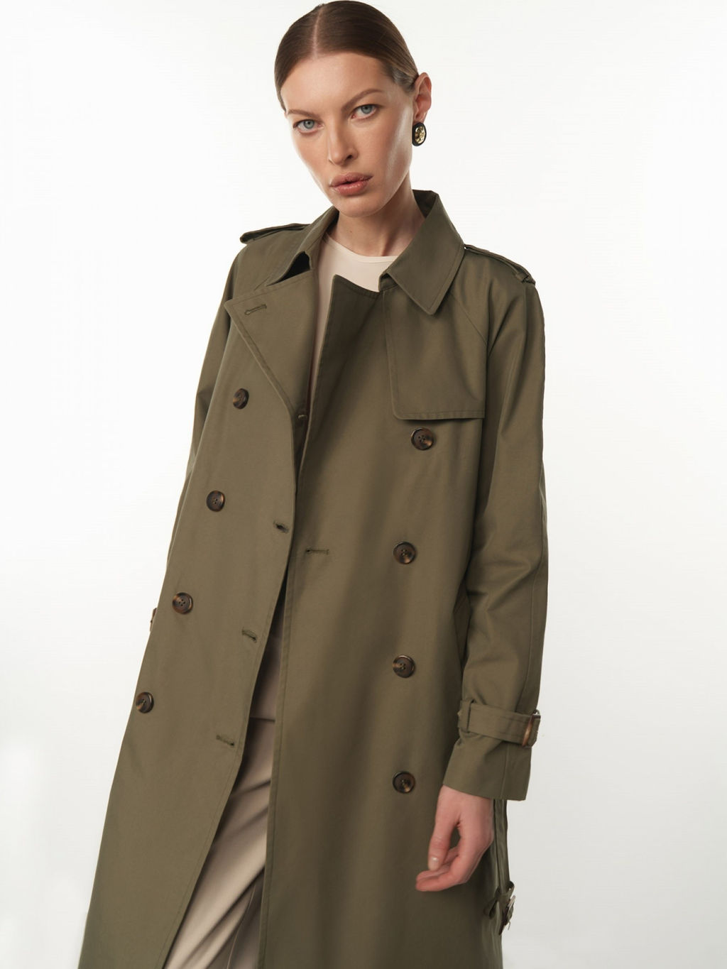 Conso/SL 230125 - khaki Тренч  фото 4