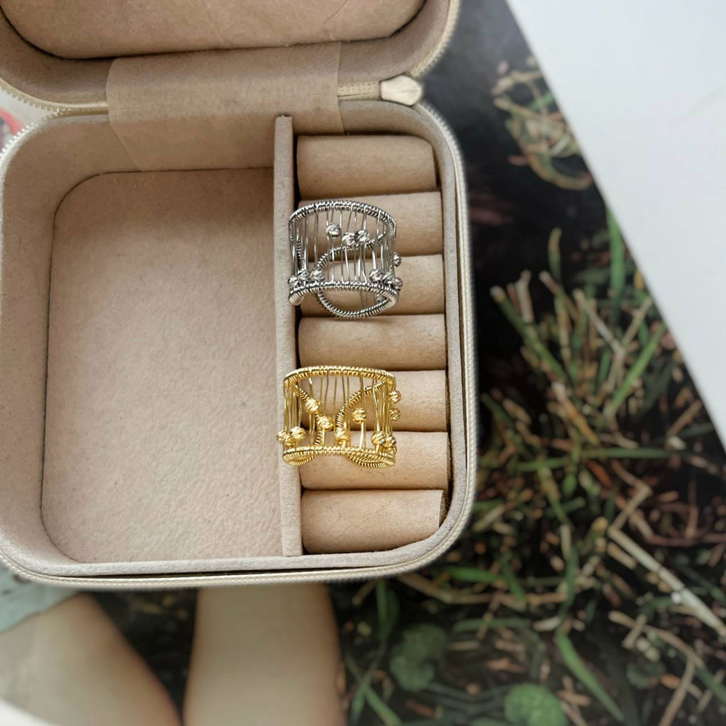 504236290 Кольцо с подв. элементами - J.prettier фото 2