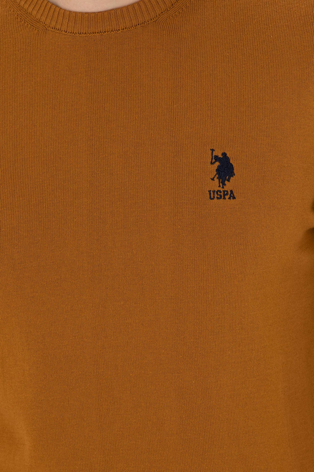 Мужской базовый свитер кокосового цвета - U.s. polo assn фото 14