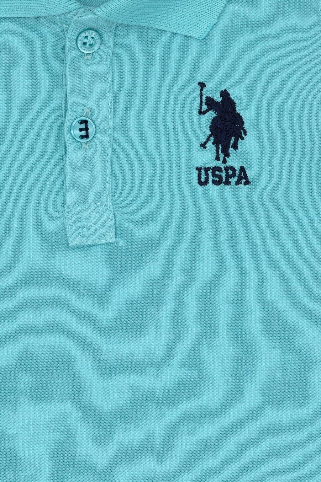 U. S. Polo Assn / Мятная базовая футболка-поло для мальчиков - U.s. polo assn фото 4