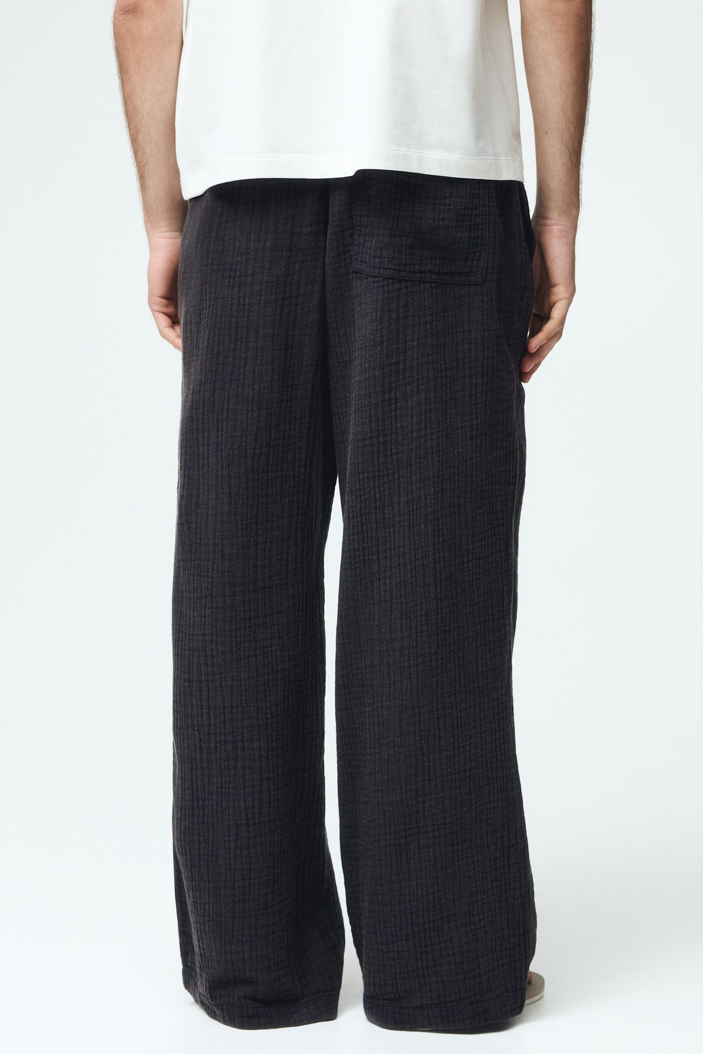 Pantal?n en muselina de algod?n Loose Fit - H&m фото 8