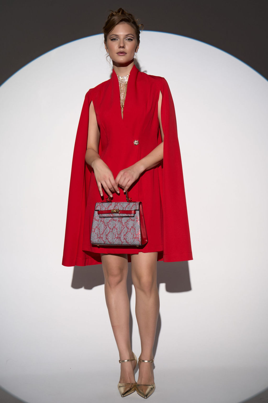 Платье Мариона (красный) - Эльза фото 2