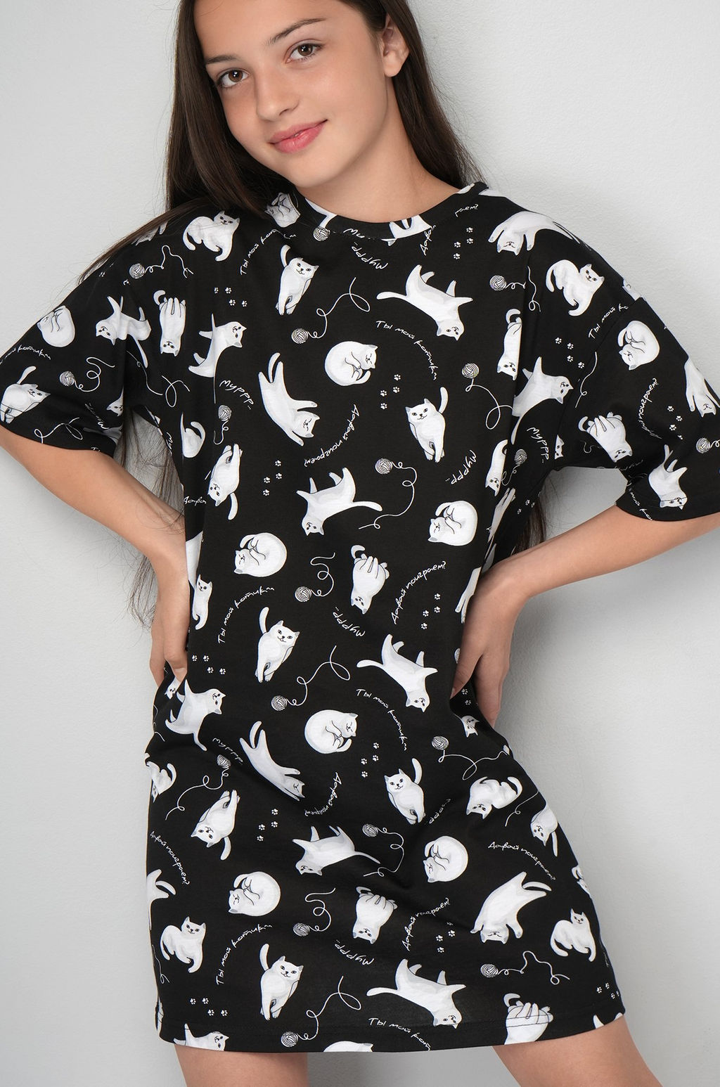 Туника оверсайз для девочки Happyfox - Happy fox фото 7