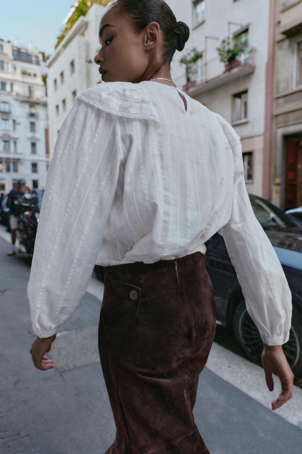 ROMANTIC SHIRT WITH RUFFLES - Zara фото 4