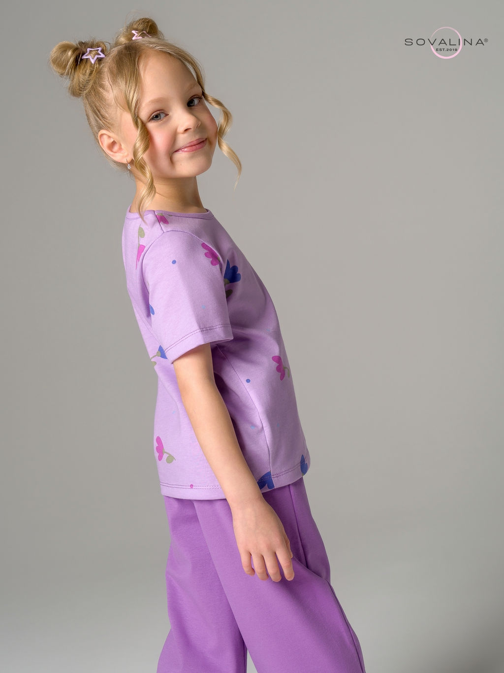 Костюм Лето сиреневый колокольчик-сирень - Sovalina фото 14