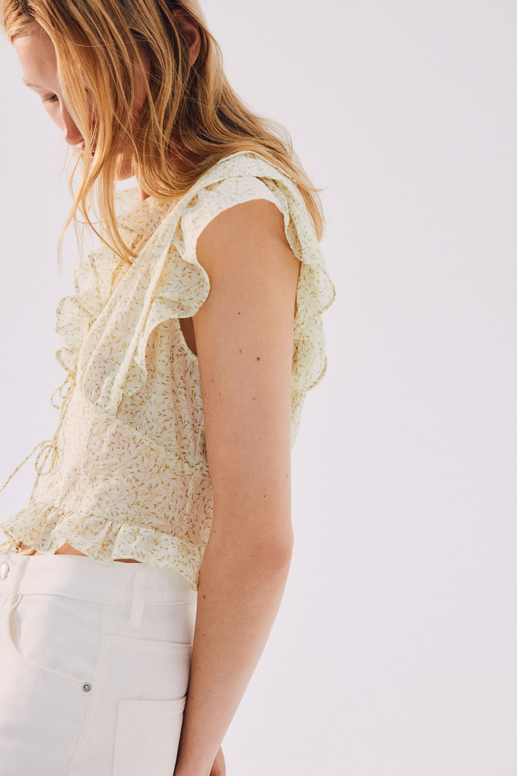 Blusa con volantes - H&m фото 5