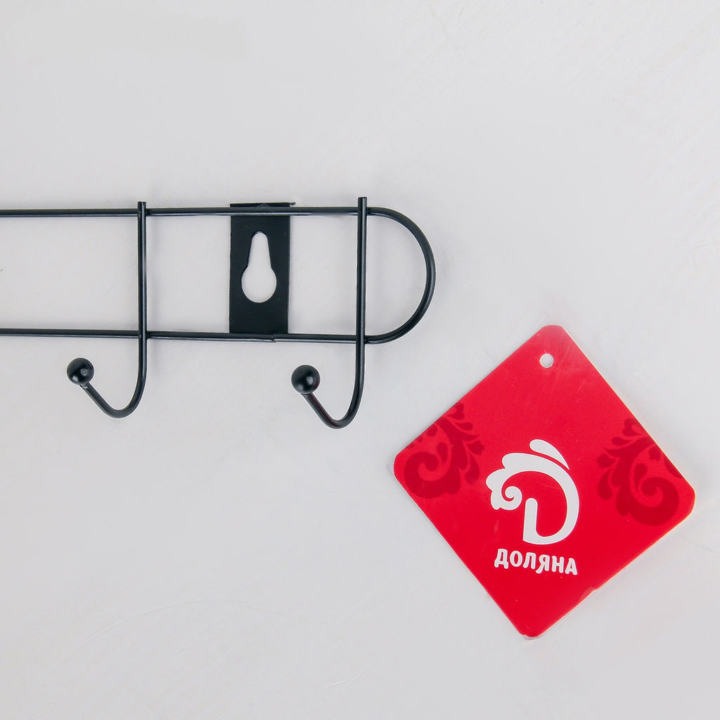 _Вешалка 6 крючков 33*5*3см, "Лайт" арт. 4579279