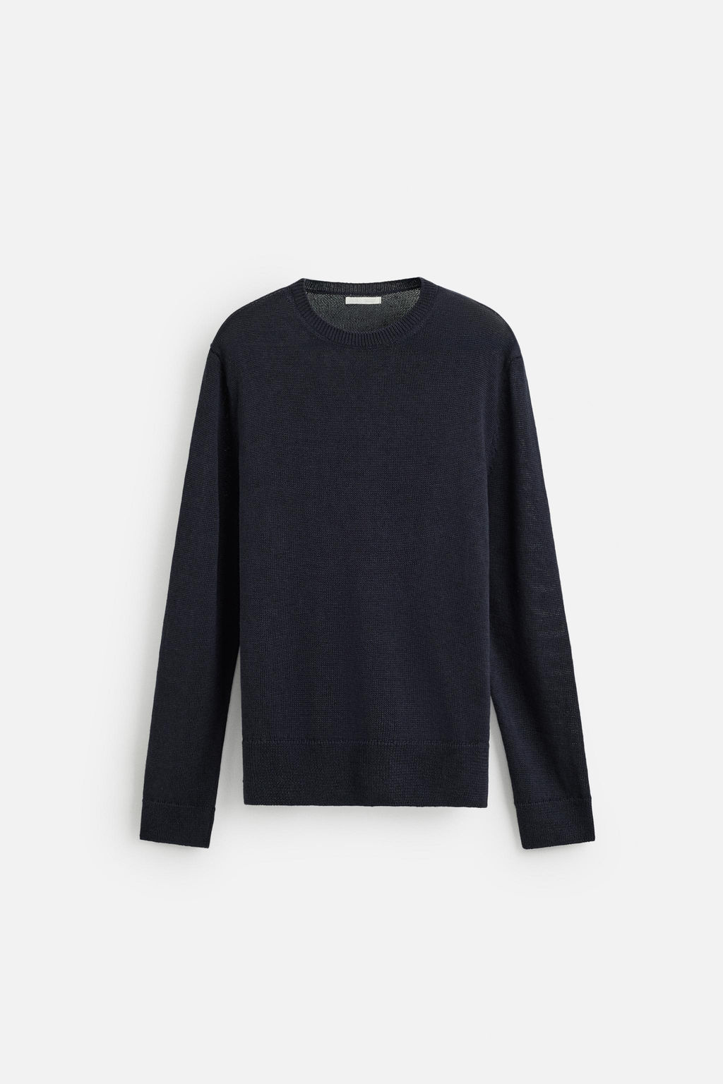 LINEN-COTTON SWEATER - Zara фото 7