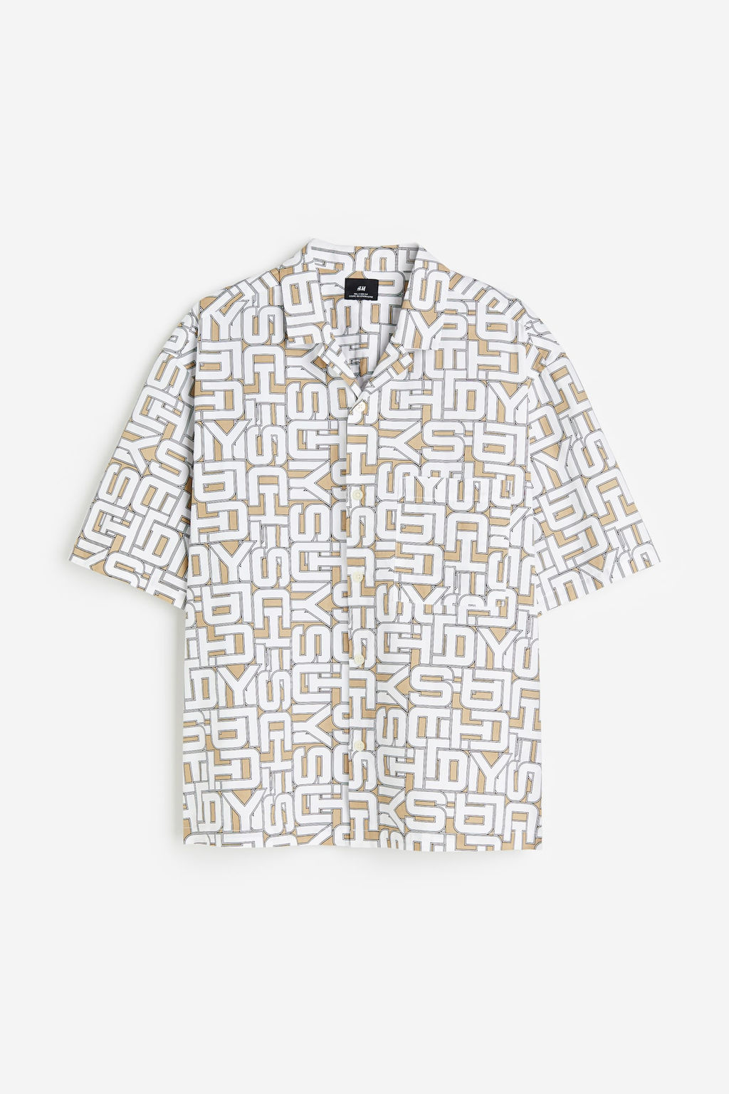 Camisa resort estampada Oversized Fit - H&m фото 6