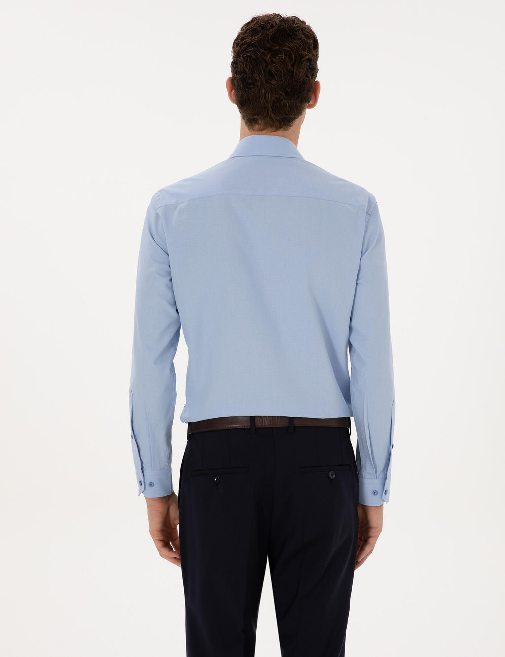 Mavi Slim Fit Uzun Kollu G_mlek - Pierre cardin фото 5
