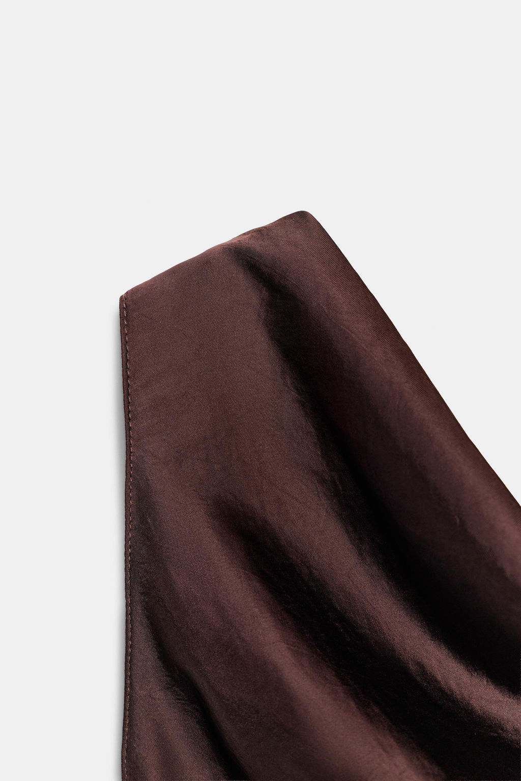 ZW COLLECTION SATIN MIDI DRESS - Zara фото 7