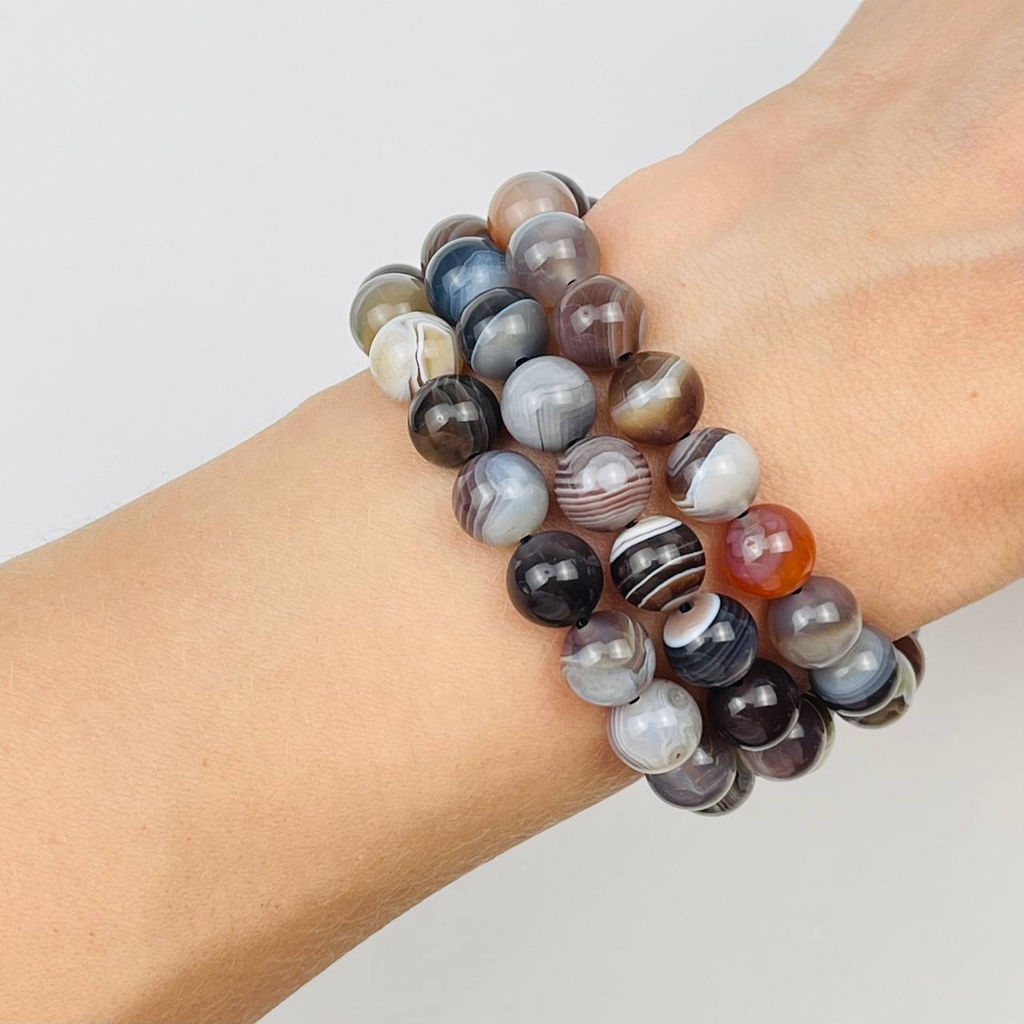 Бусины для украшений из ботсванского Агата 39 см