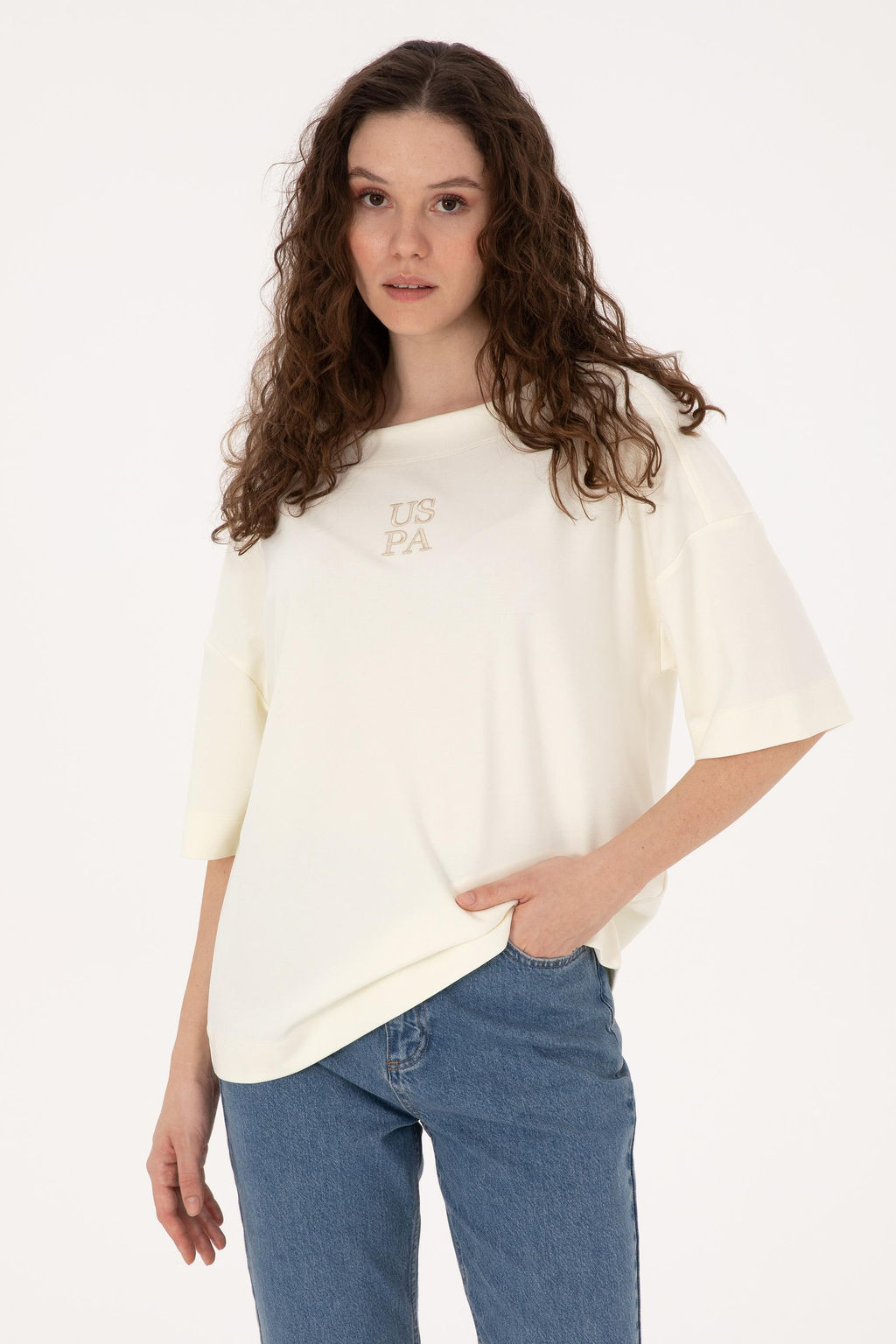 Kad_n Krem Ti__rt - U.s. polo assn фото 3