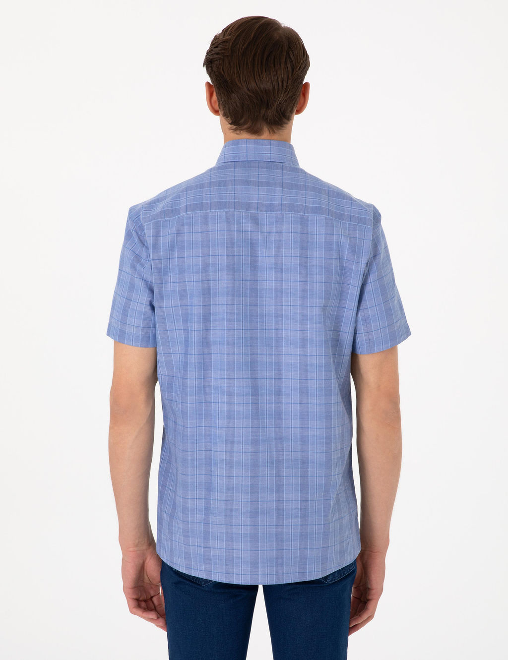 Mavi Regular Fit Kareli K_sa Kollu G_mlek - Pierre cardin фото 5