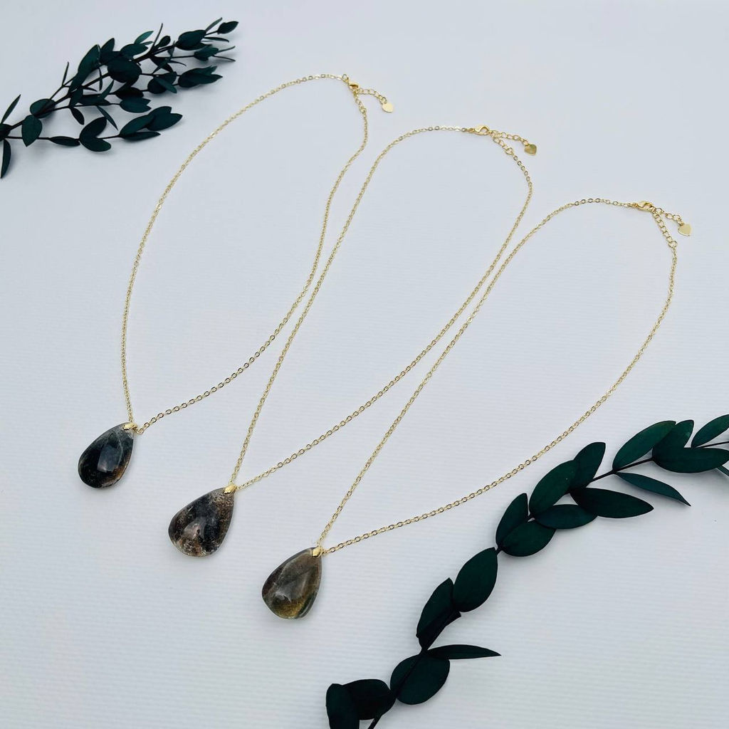 Кулон на цепочке из Лодолита 50 см +