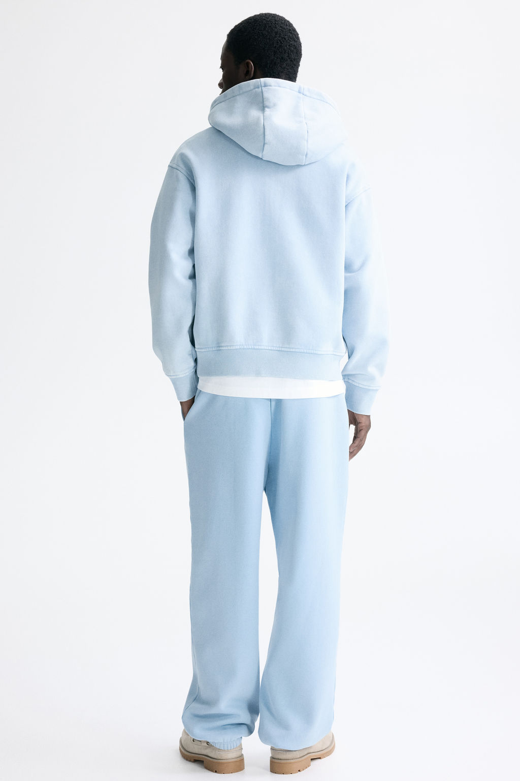 Chaqueta sudadera boxy con capucha Loose Fit - H&m фото 8