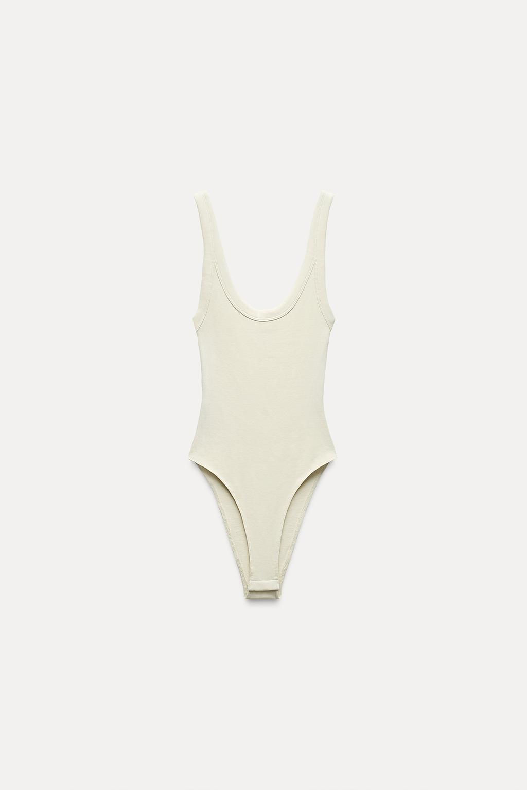 RIBBED BODYSUIT - Zara фото 15