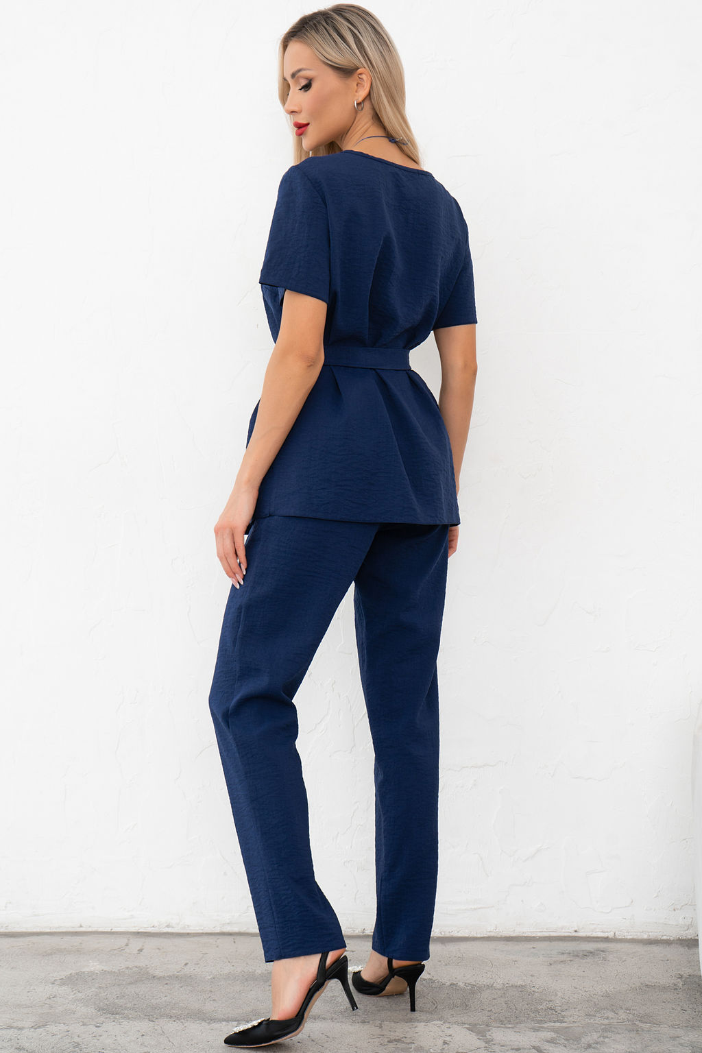 Костюм брючный (синий) К11-81/7 - Николь фото 7
