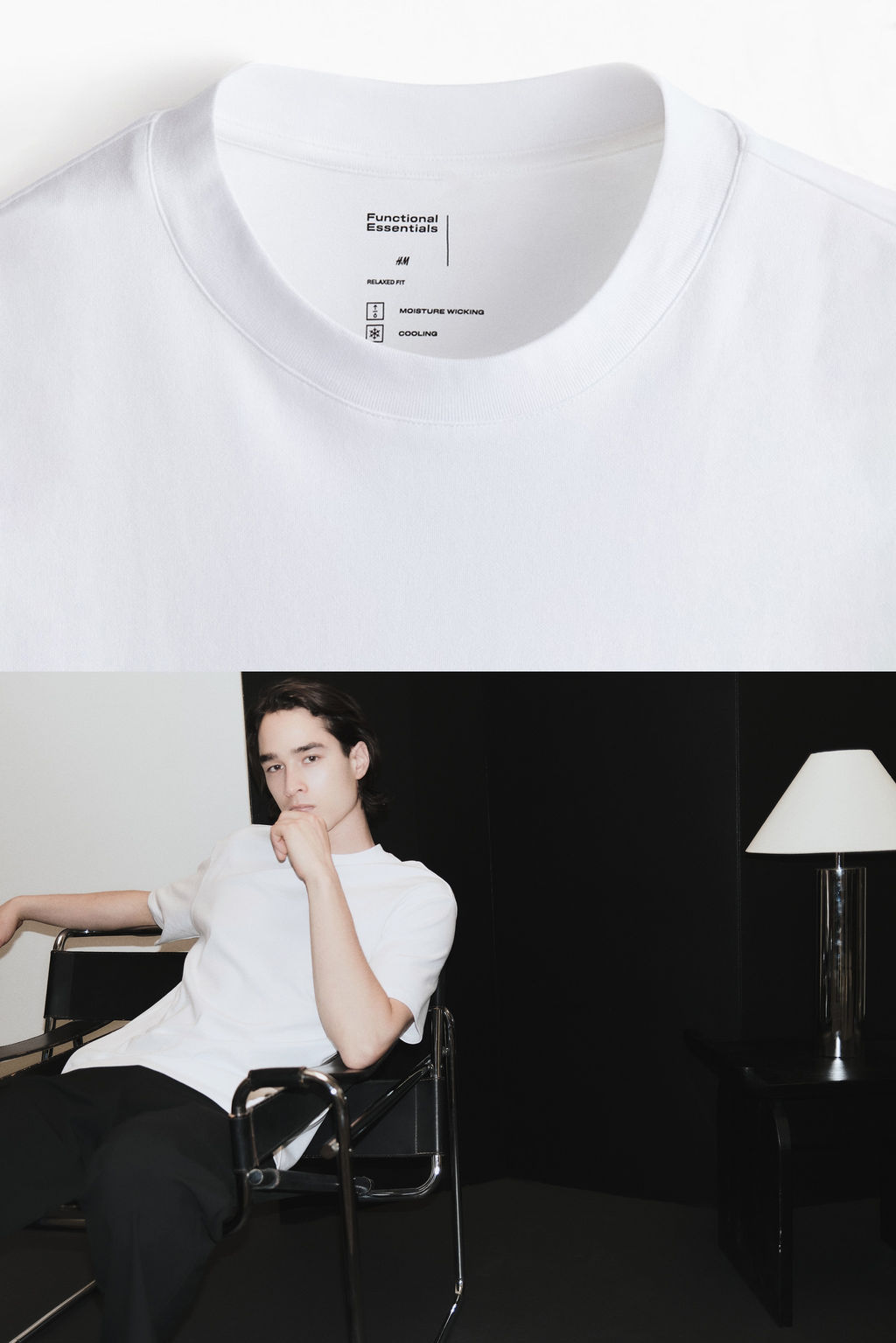 Camiseta Cooling Relaxed Fit - H&m фото 11