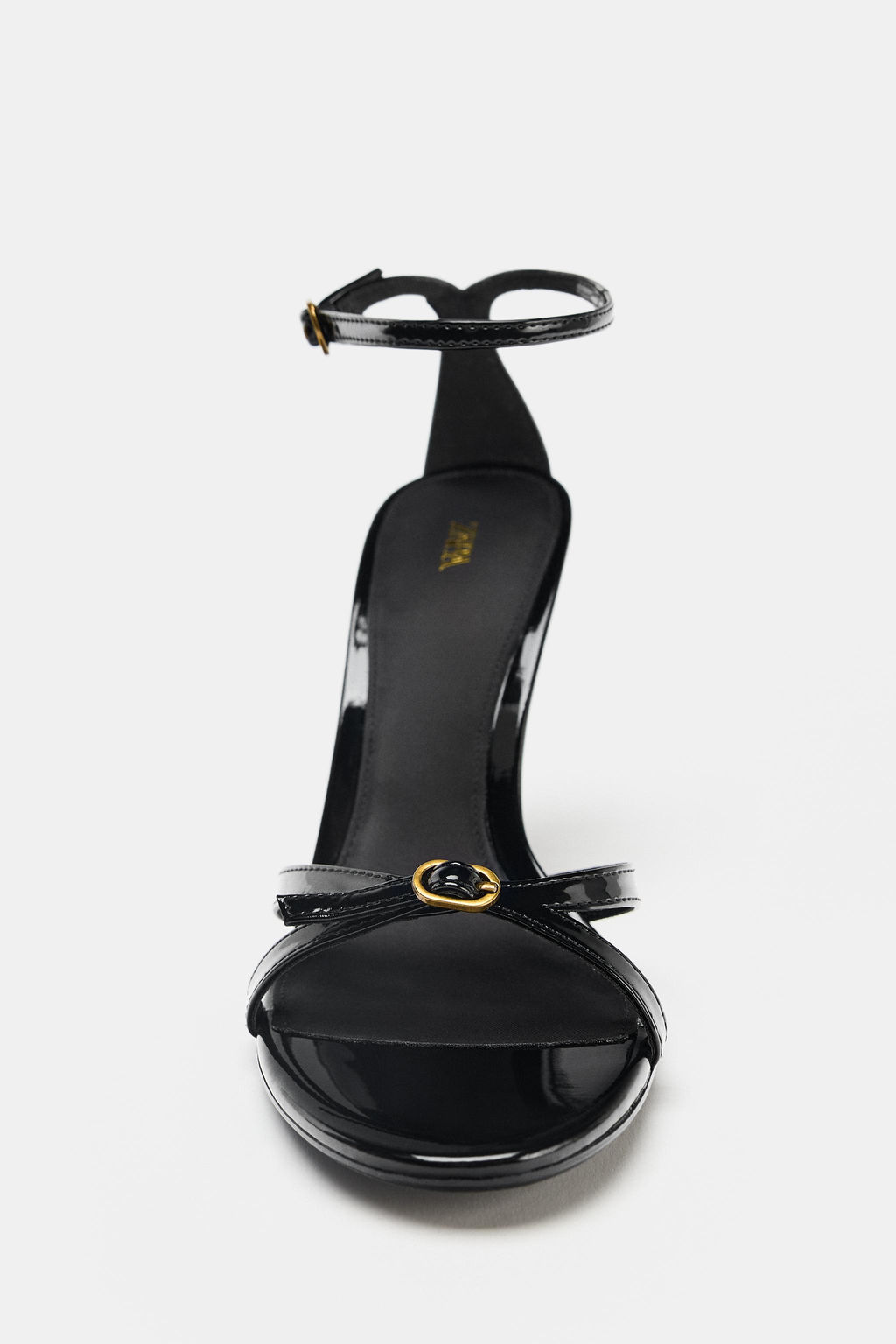 HIGH-HEEL BUCKLE SANDALS