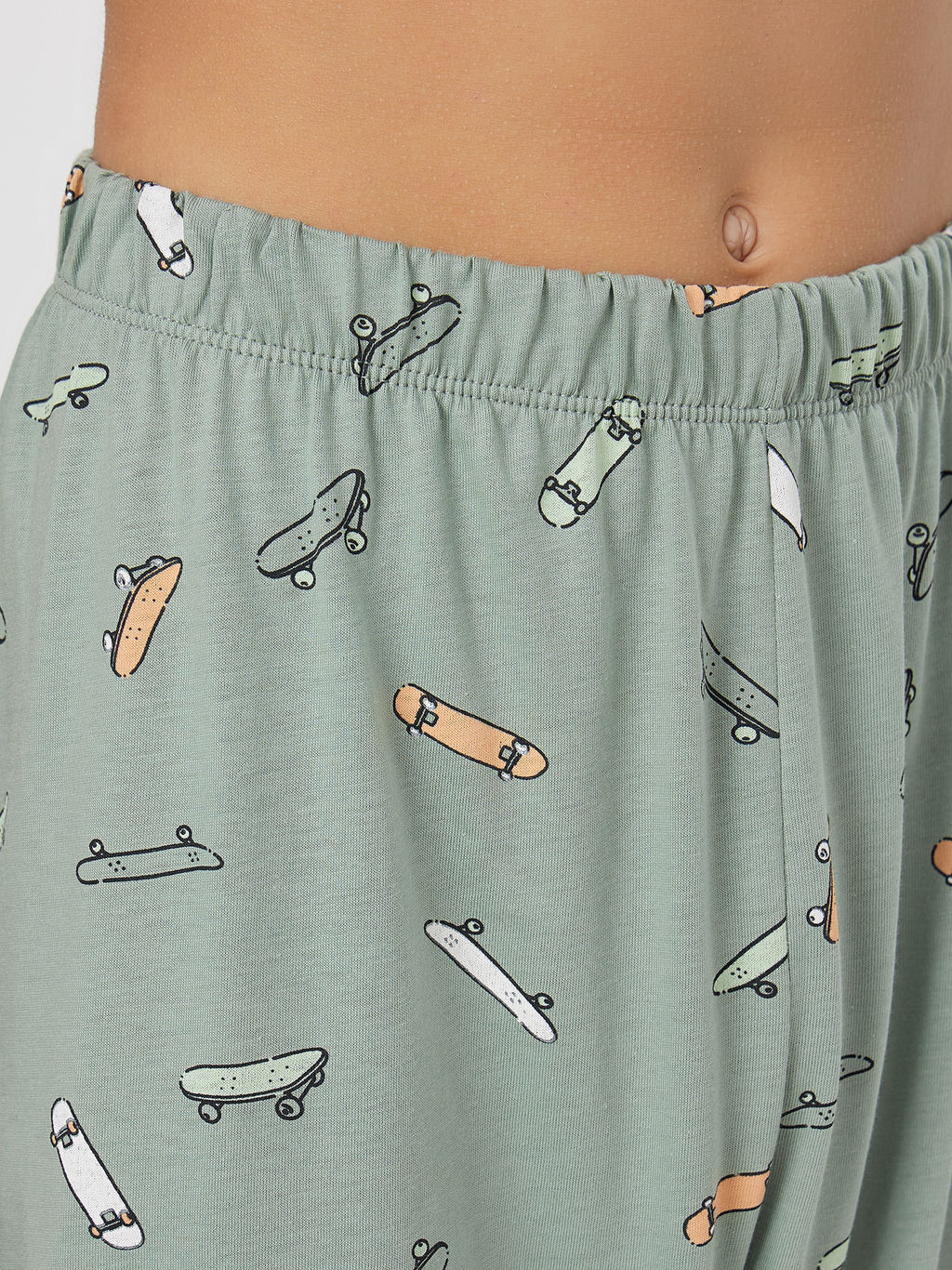 Комплект для мальчиков зеленый с надписью Real skater - Mark formelle фото 6