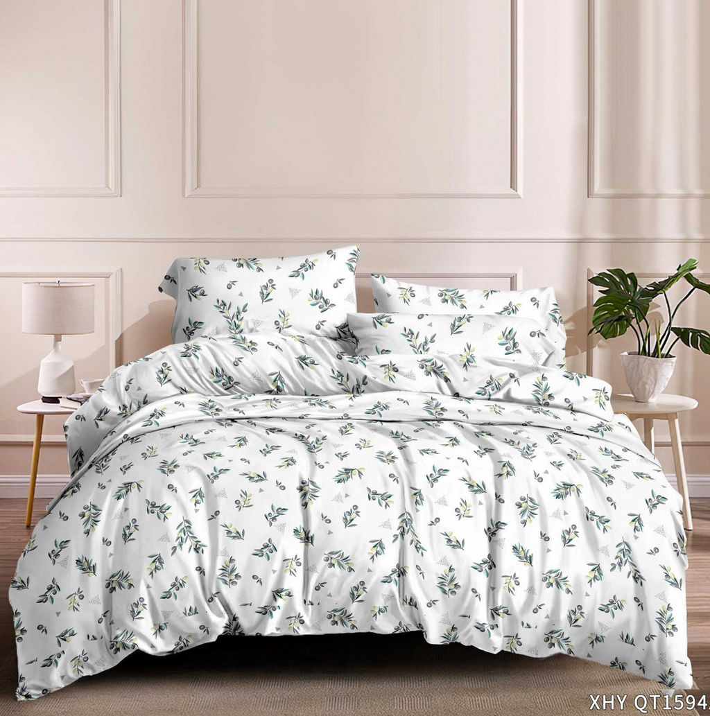 Постельное белье - Полисатин Оливки 1594 Евро 1 (молния)