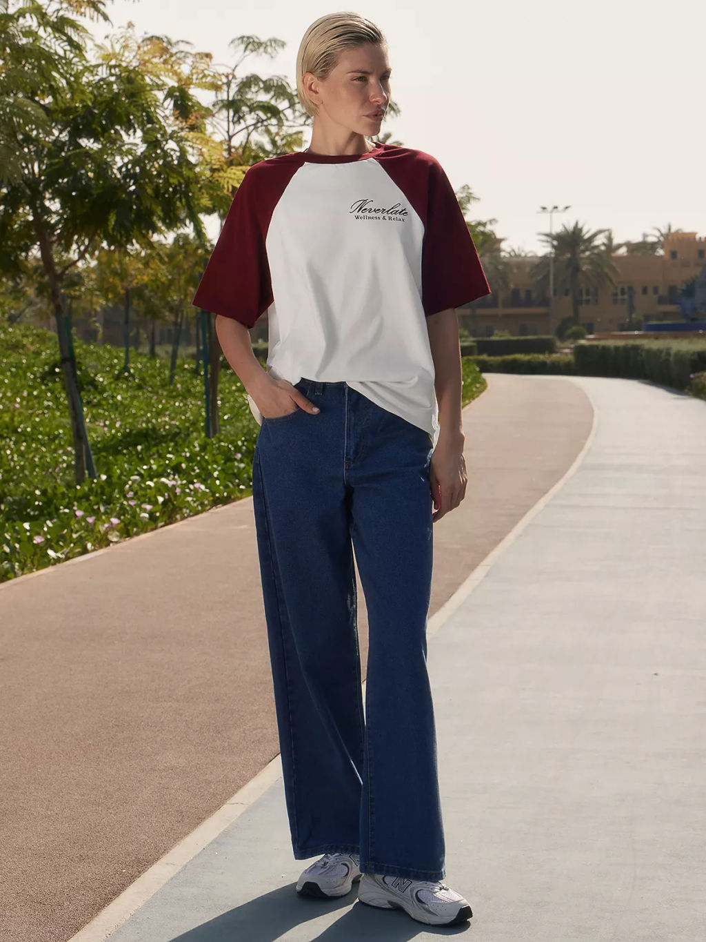 Оверсайз футболка Wellness