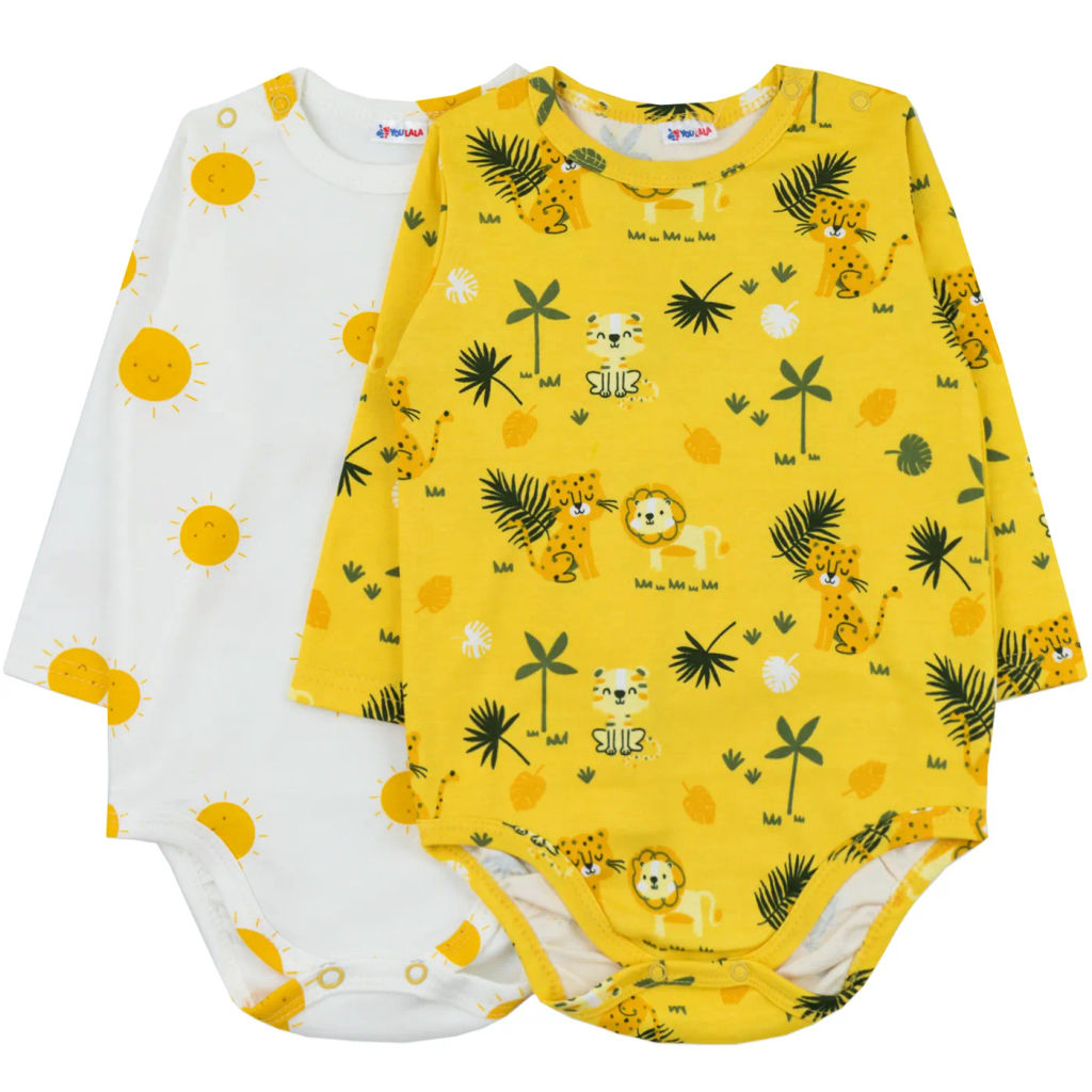 Комплект боди 2 шт интерлок 1194209501 - Youlala фото 2