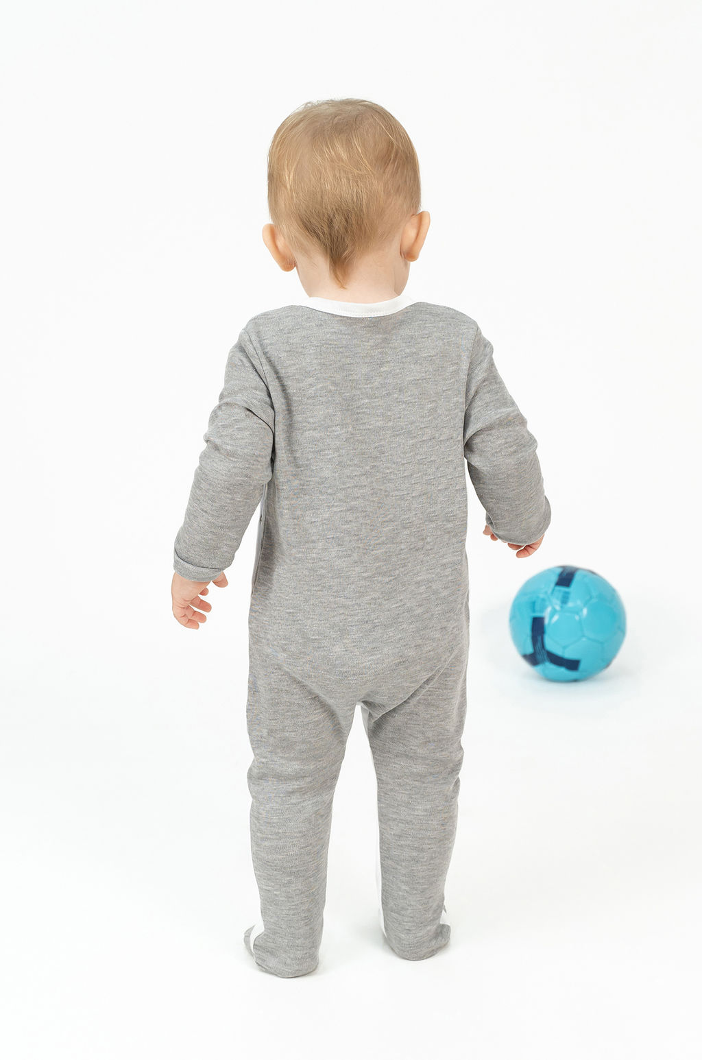 Комбинезон ясельный серый бабочка