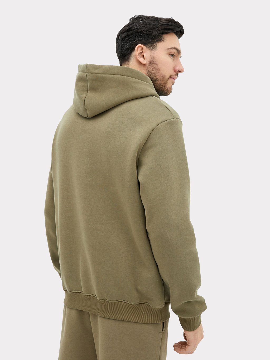 Анорак мужской в зеленом цвете хаки 121751-2 - Mark formelle фото 4