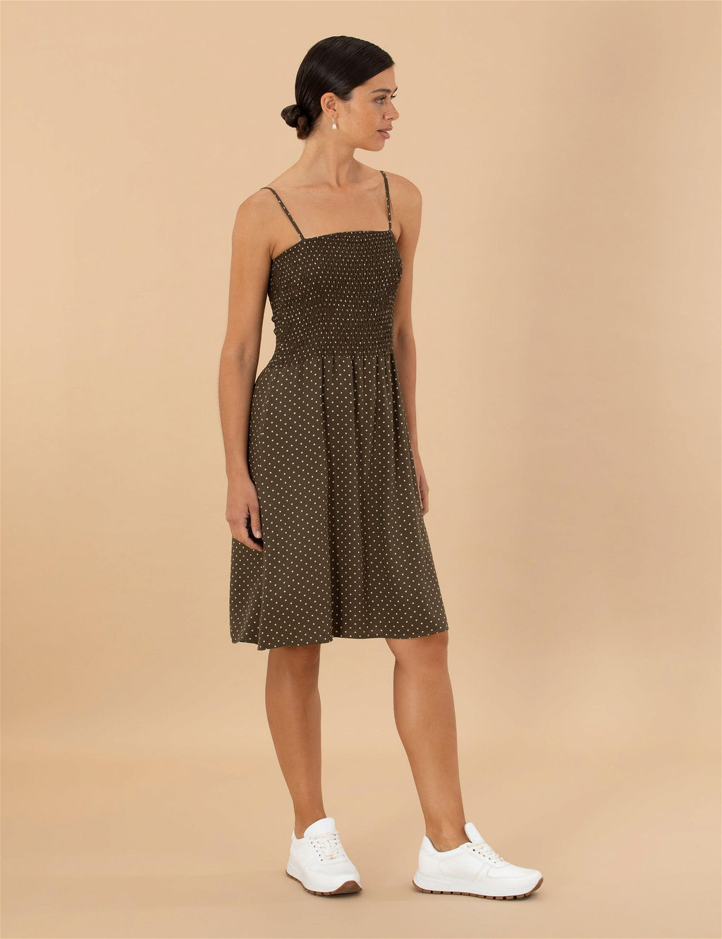 Haki Dokuma Elbise - Pierre cardin фото 3