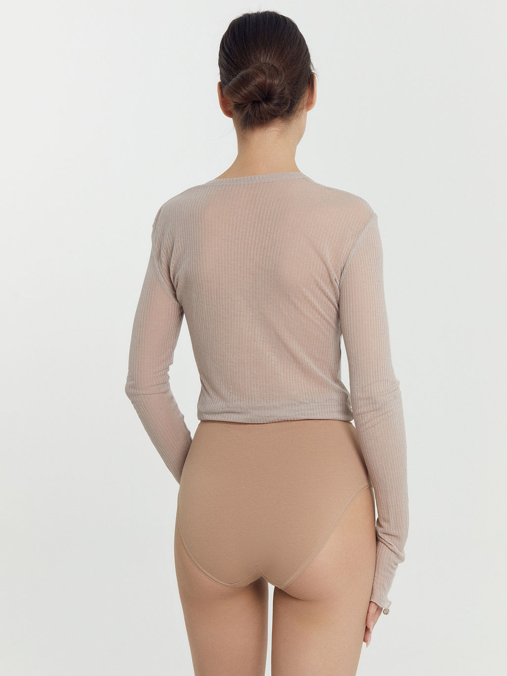 Цена за 2 штуки! Трусы женские макси набор (3 шт.) в бежевых цветах - Mark formelle фото 6