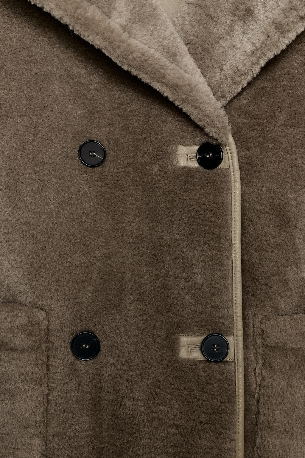 REVERSIBLE DOUBLE-FACED COAT - Zara фото 10