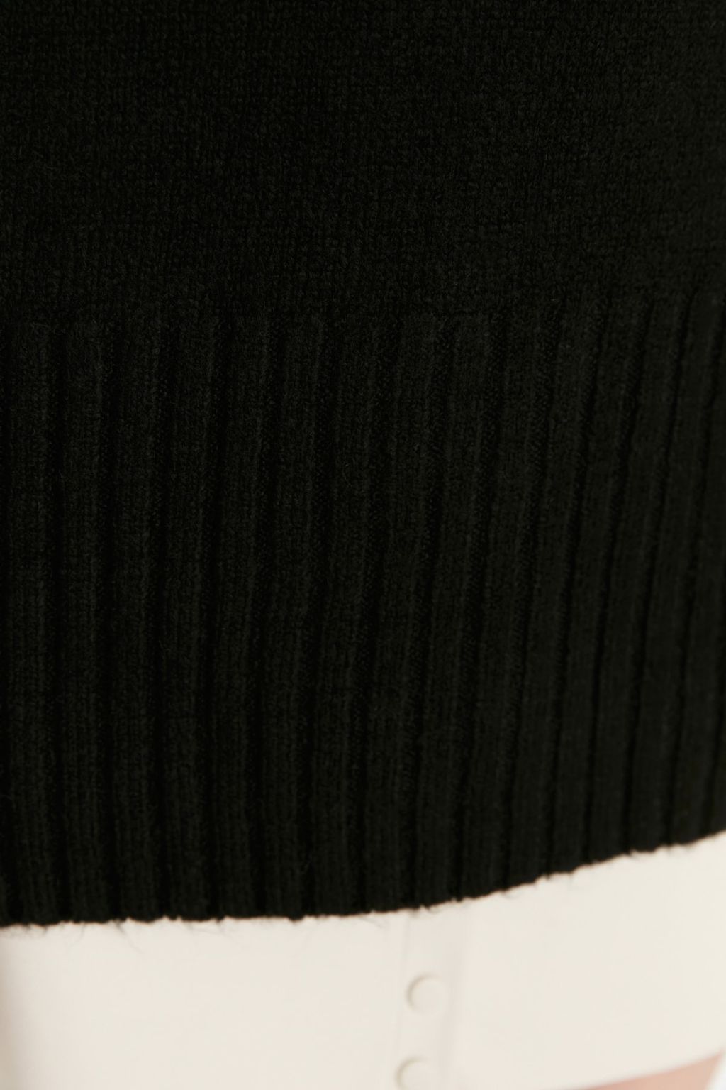 Siyah Genis Kal?p Yumusak Dokulu Basic Triko Kazak TWOAW23KZ00490