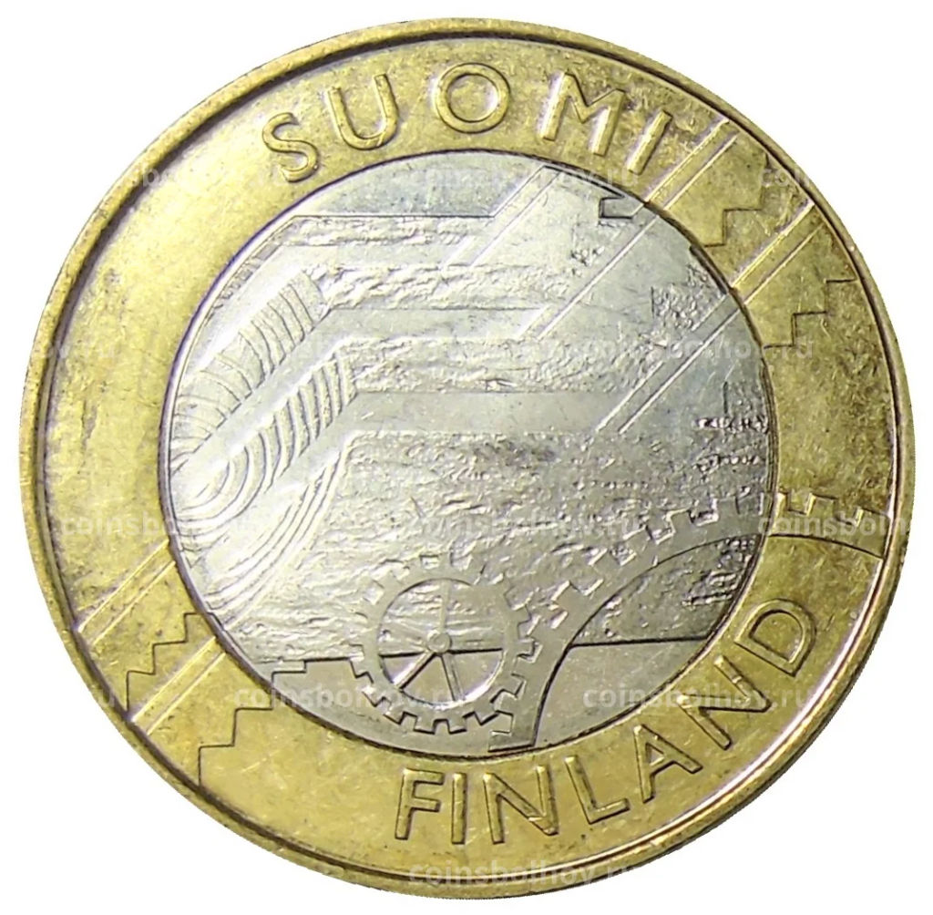5 евро 2011 года Финляндия  Исторические регионы Финляндии  Уусимаа