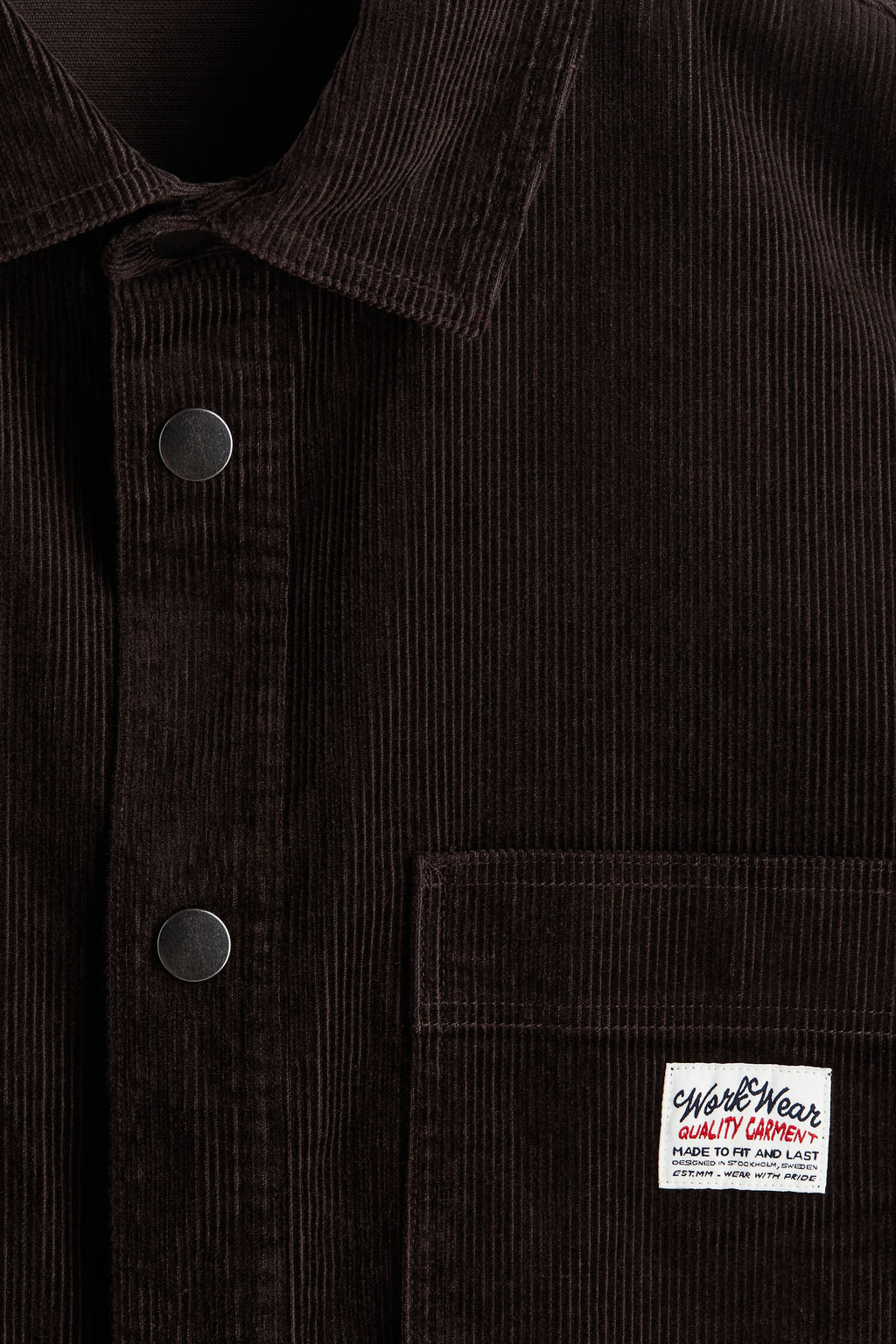 Camisa oversize en pana de algod?n - H&m фото 7