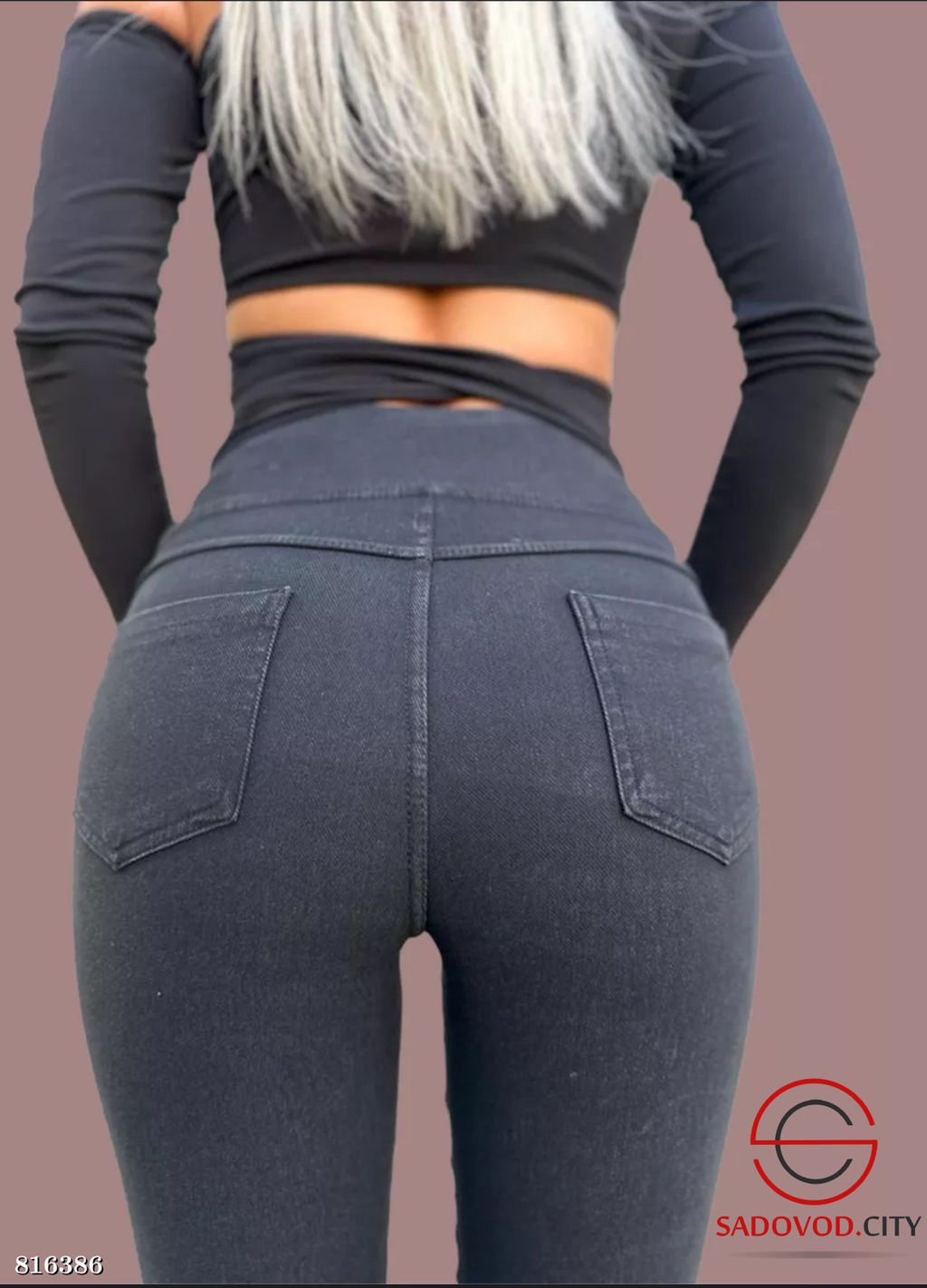 Джеггинсы женские с флисом внутри