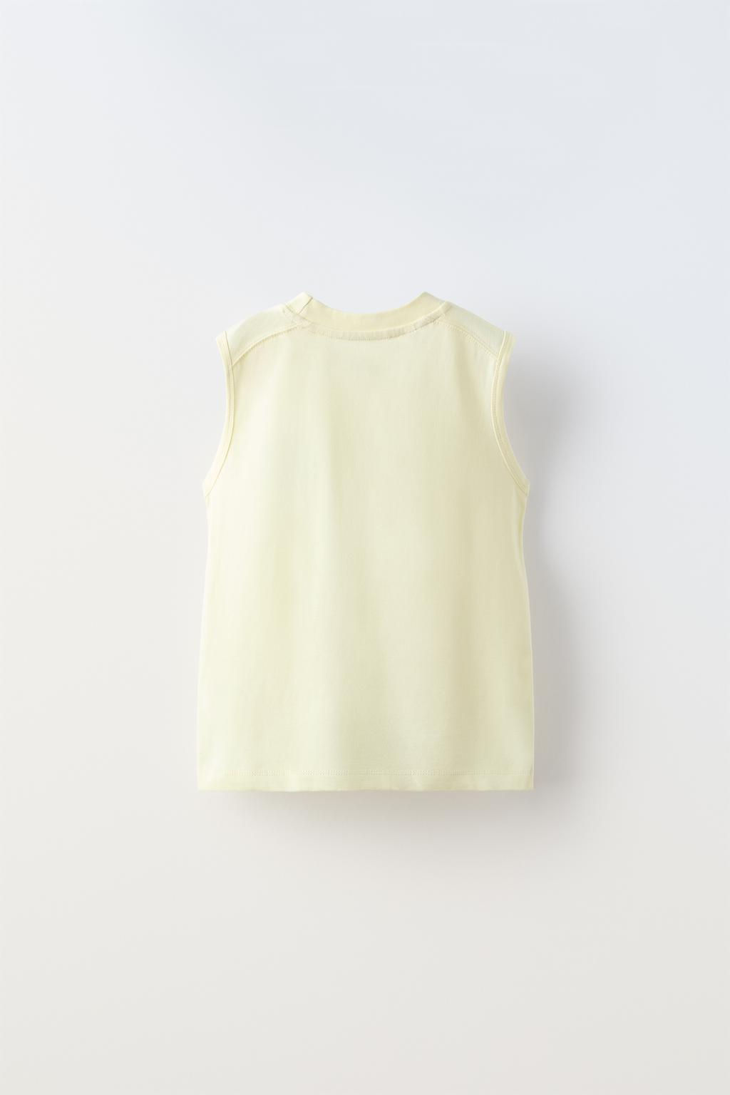 PAMUKLU ISLEMELI T-SHIRT VE BERMUDA SORT TAKIMI - Zara фото 20
