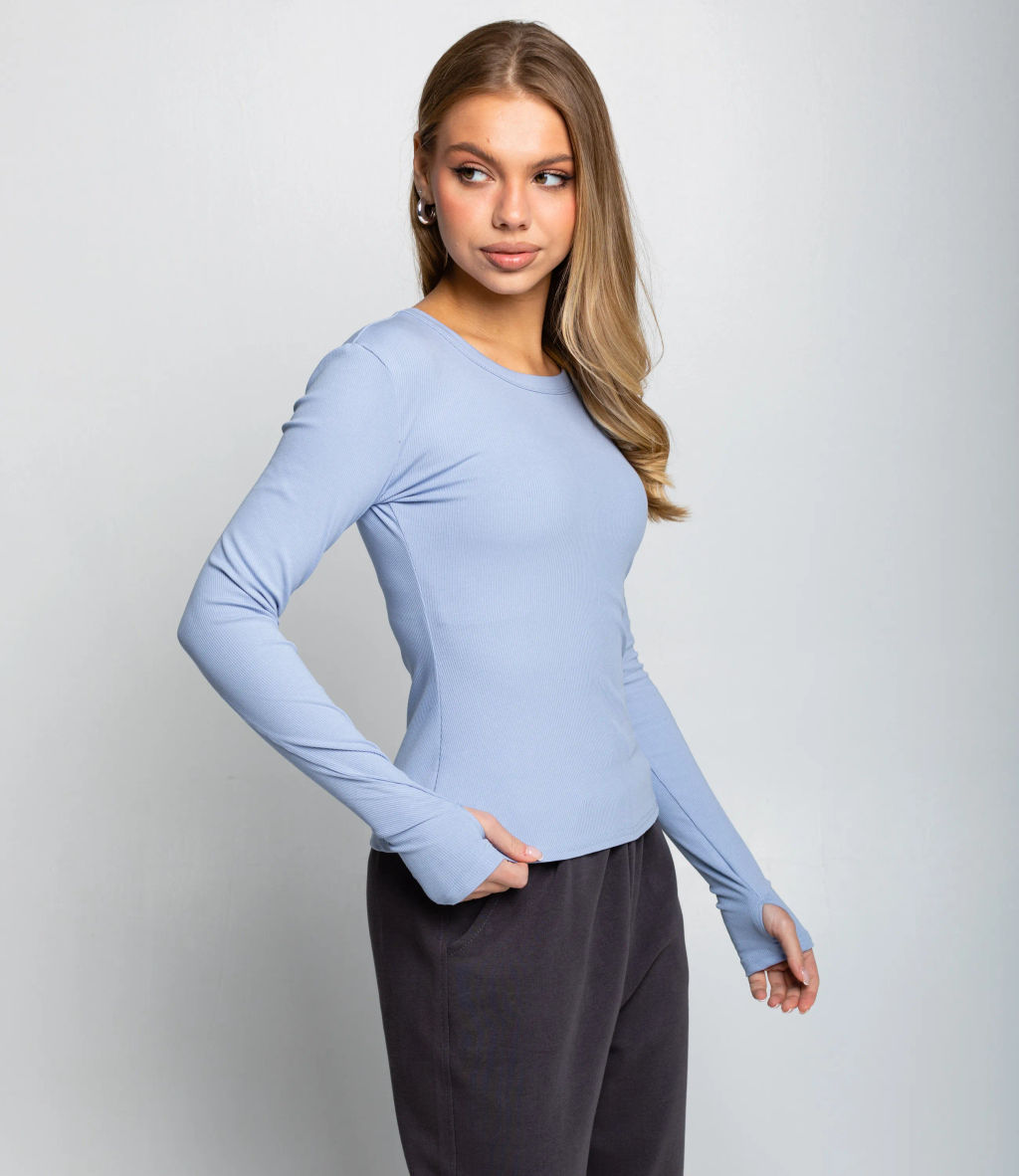 Лонгслив #КТ6889 (1), индиго - Dommod фото 2