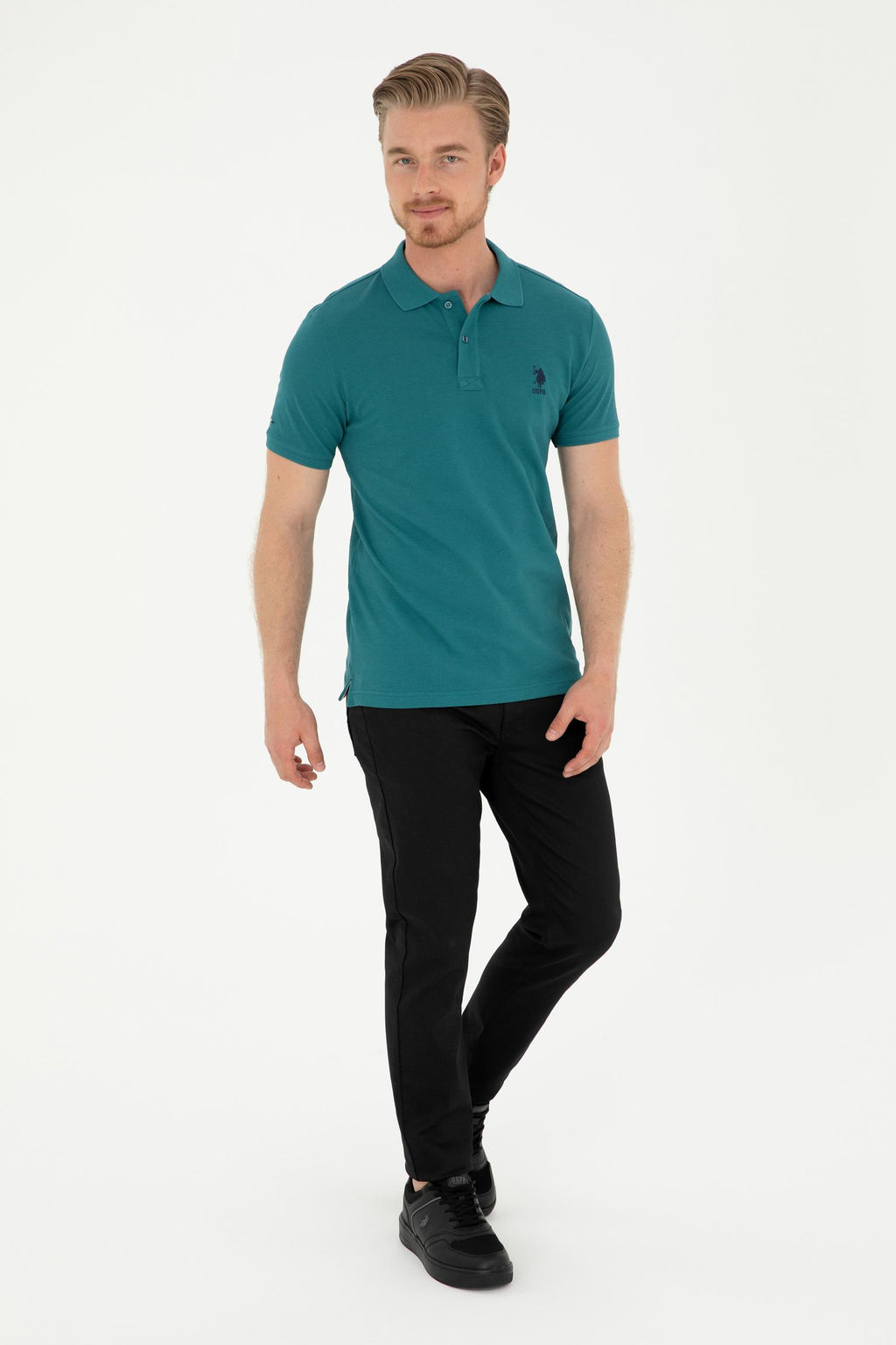 U. S. Polo Assn / Мужские черные джинсовые брюки - U.s. polo assn фото 7