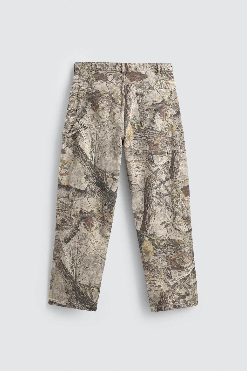 ABSTRACT PRINT CARPENTER TROUSERS - Zara фото 8