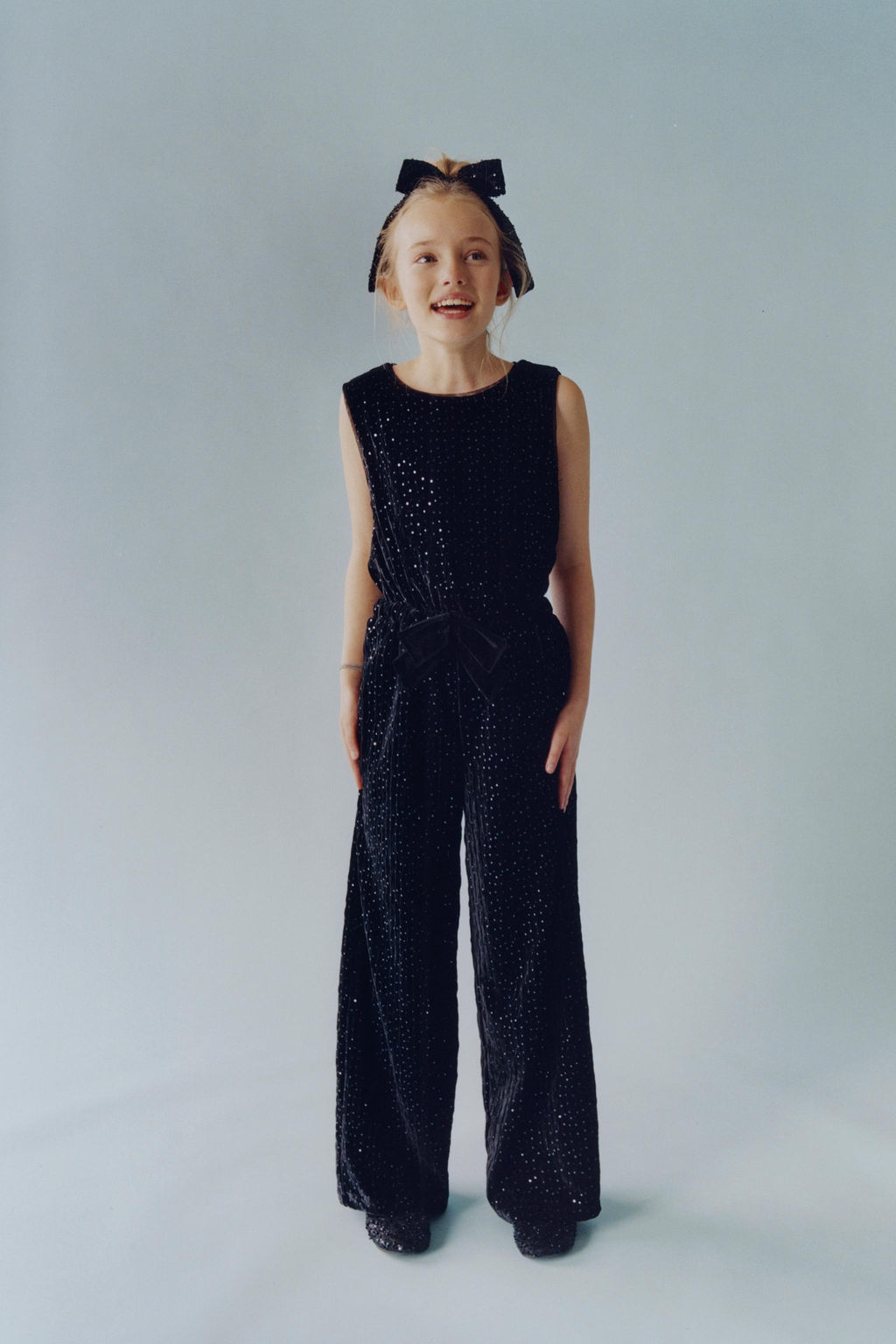 SPARKLY VELVET JUMPSUIT - Zara фото 5