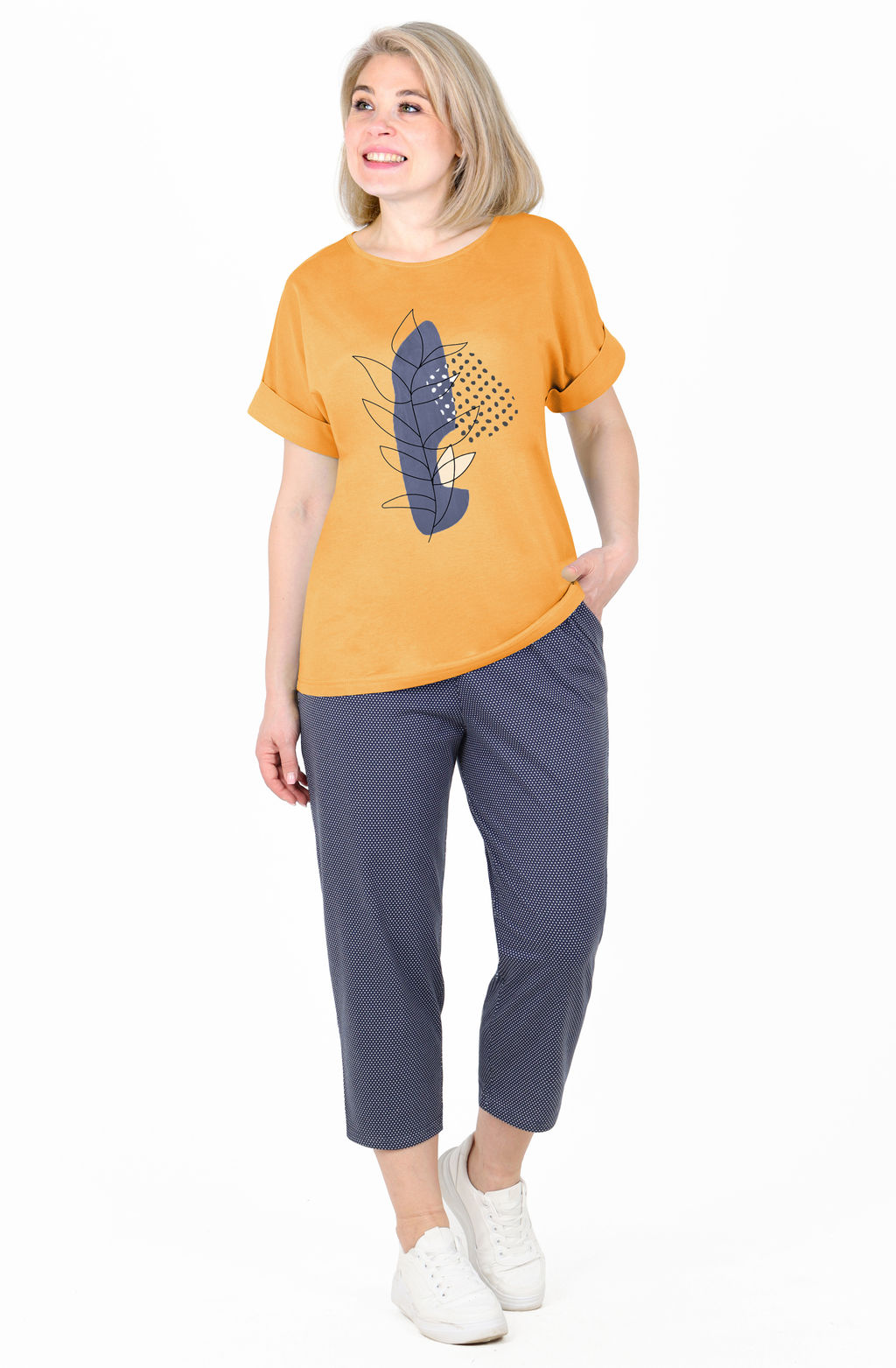 Костюм Уют К-321 (46-64) кулирка - Лотос фото 19