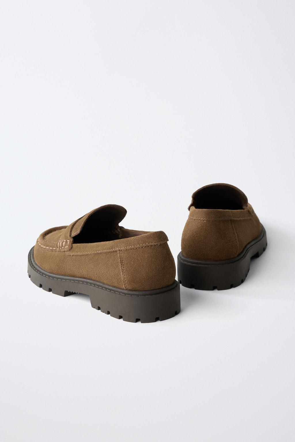 MOCAS?N ANTIFAZ PIEL / Marr?n - Zara фото 5