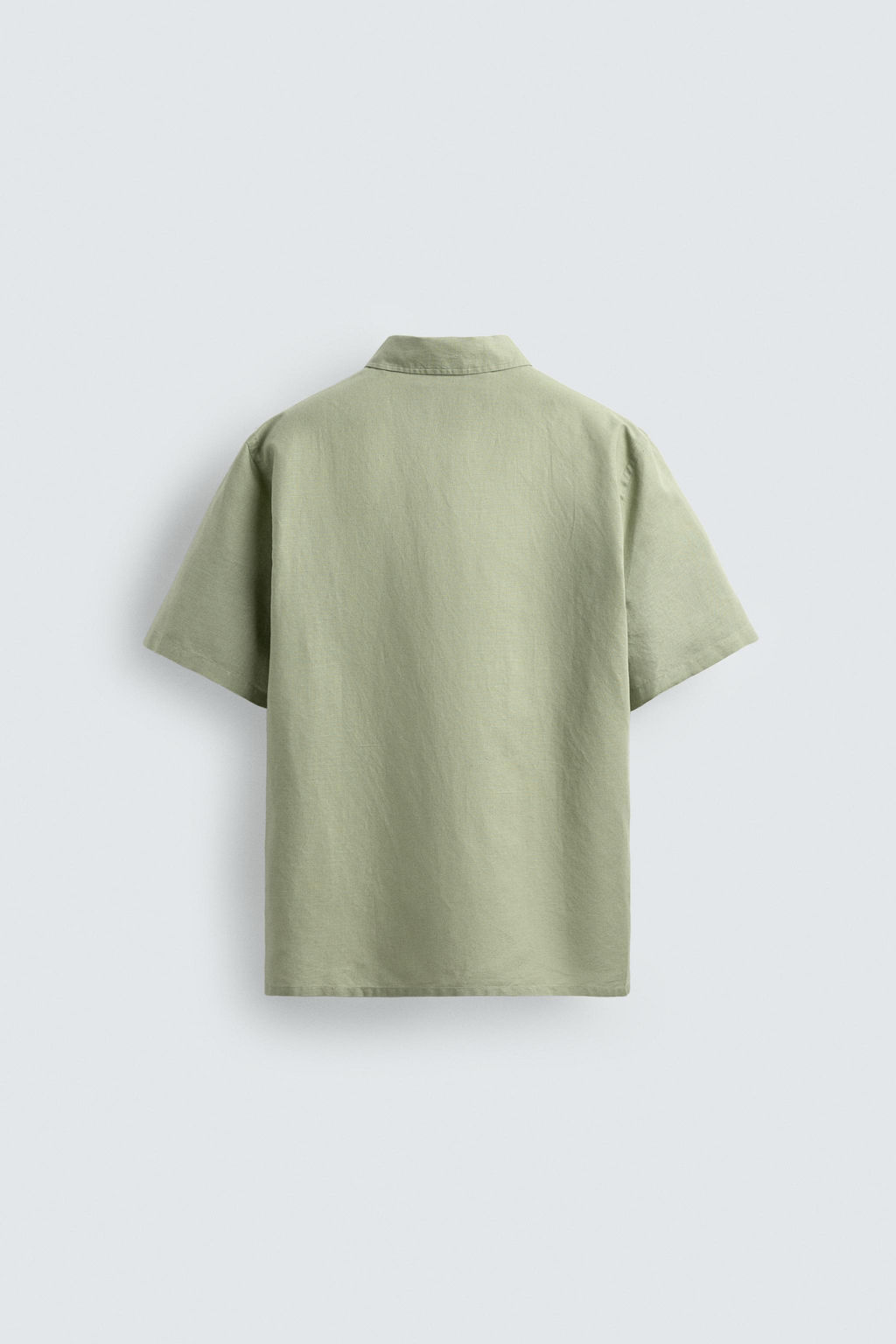 POLO REGULAR FIT C??AMO - ALGOD?N / Verde claro - Zara фото 8